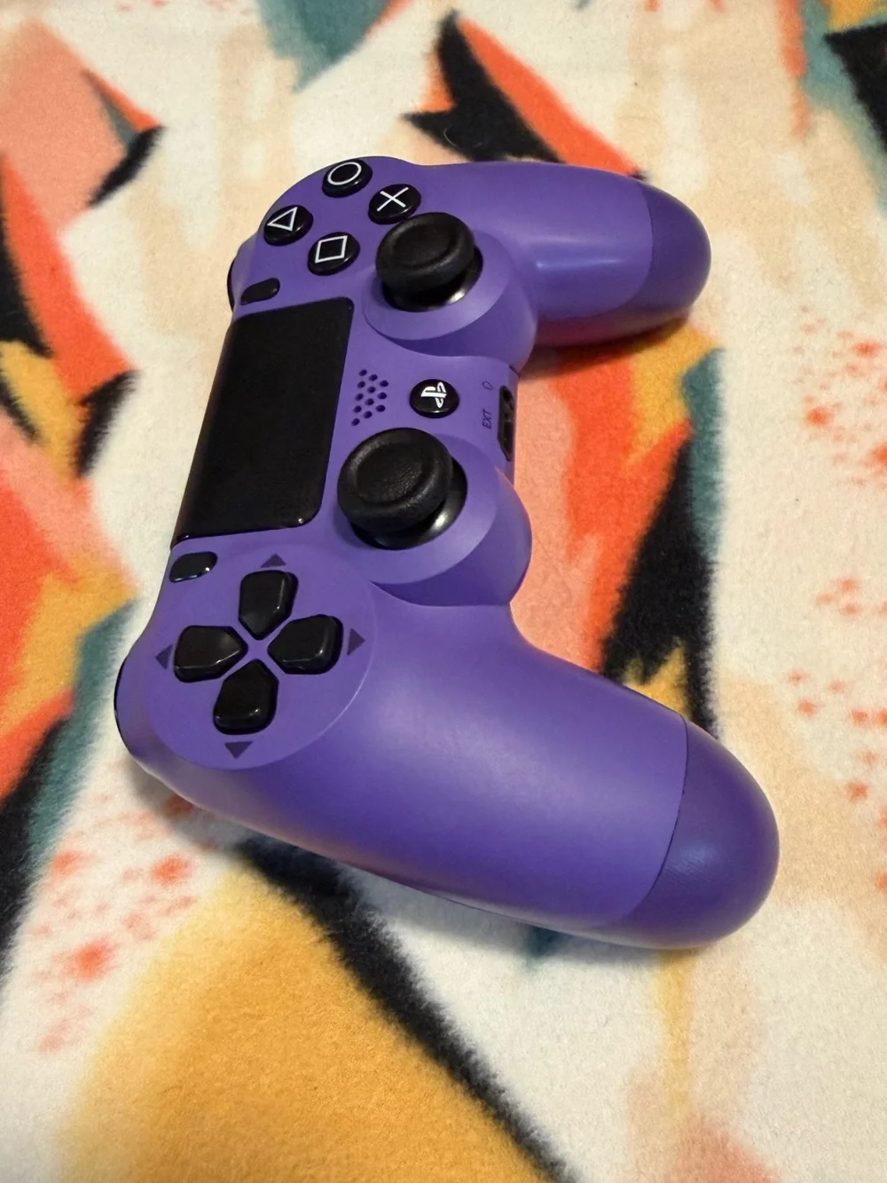 PlayStation - Astr Black Wireless Gaming Controller + Purple Controller